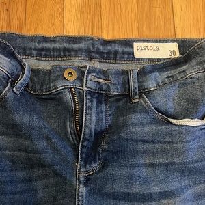 PISTOLA Women’s Cropped Straight Leg Jeans Size 30